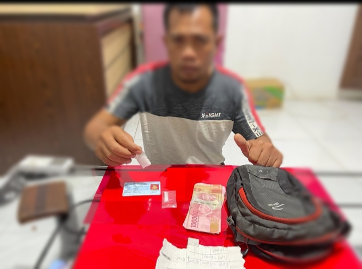 Unit Reskrim Polsek Angsana Kembali Amankan Pengedar Narkoba. 1 IMG 20211019 102255