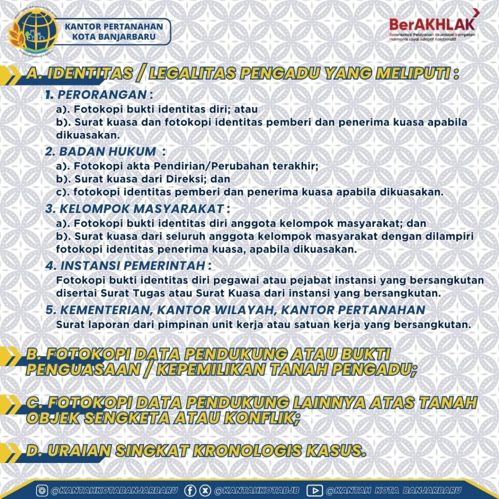 Kantah Banjarbaru Buka Aduan Sengketa dan Perkara Pertanahan 1 img 20250626 wa00527518790259265998726